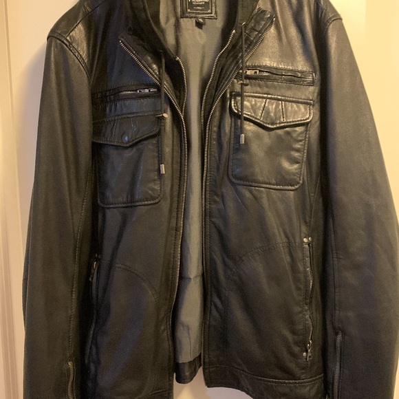 7 DIAMONDS // MANILA LEATHER JACKET // BLACK - Picture 9 of 9